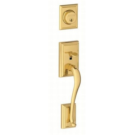 Schlage Addison Jazz Lever DBL CYL Handle Trim C K F62ADD505JAZ